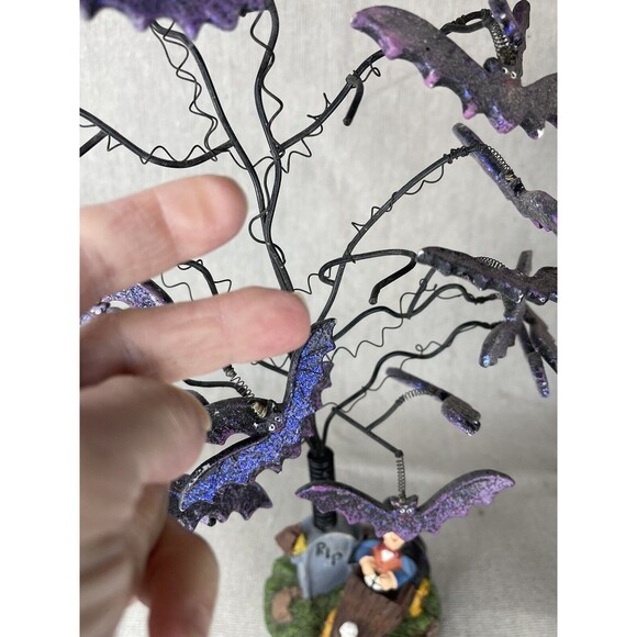 Michaels Bobble Bat Tree Tinkling Sounds 15” Halloween Wind Chime *SEE NOTES* - Picture 6 of 6